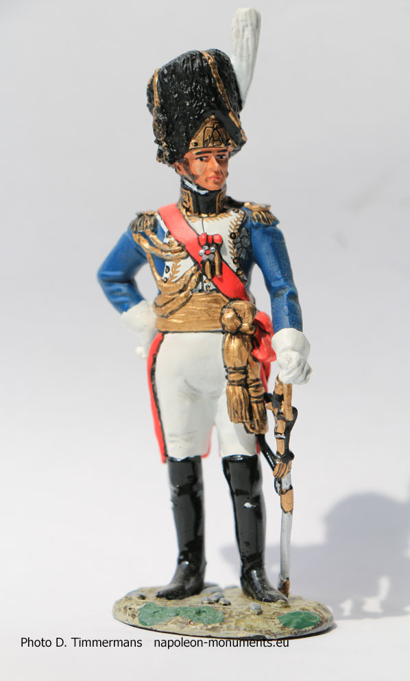 Soldat de plomb Hachette N°157 Maréchaux du 1er Empire Général Sorbier 1762 