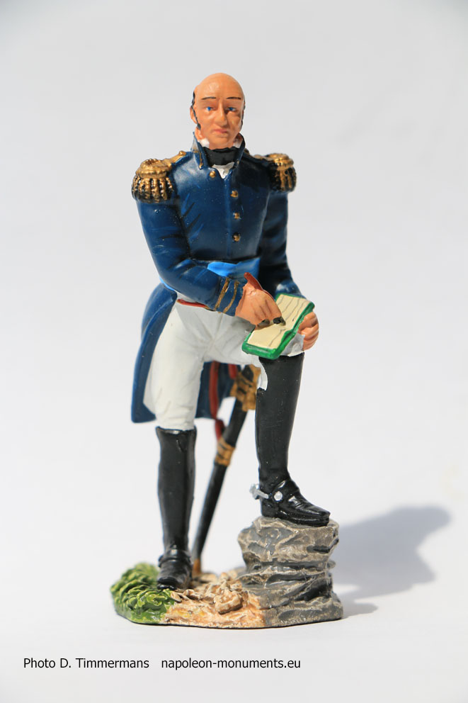 Figurine Napoléonienne  Figurine soldat de plomb 1/32 Amiral Duperré 1775-1846 